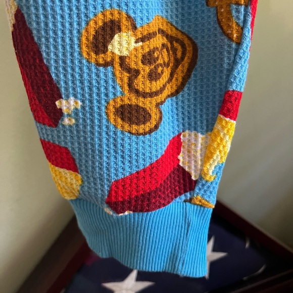 Disney Park Exclusive Thermal Waffle Snack Print Pajama Bottom Only Size 3X - Picture 4 of 5